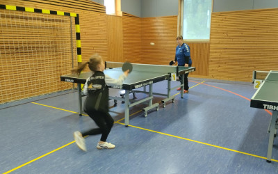 Viel Einsatz wurde beim inklusiven Tischtennisturnier beim SC Pollanten gezeigt