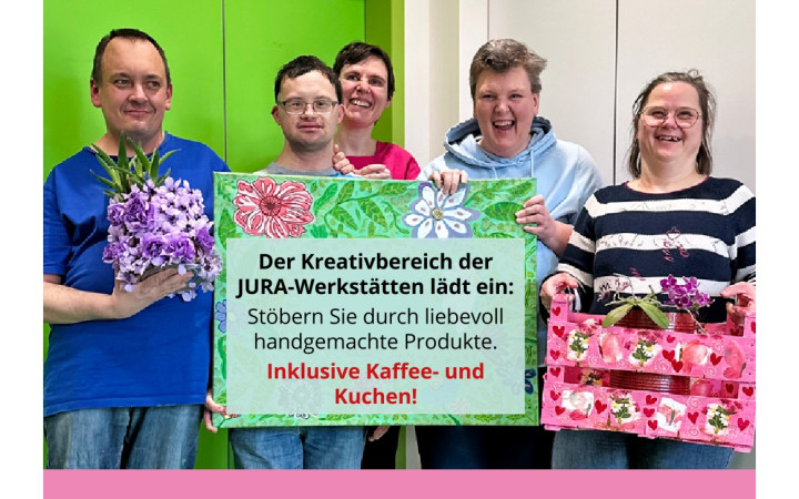 Flyer Muttertagsmarkt JURA Werkstaetten Neumarkt 2026