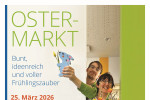 Flyer Ostermarkt der JURA Werkstaetten Neumarkt 2026 Online