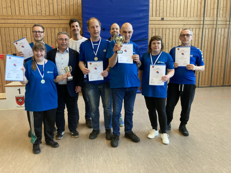 Erfolgreiche Tischtennis SpielerInnen der JURA Werkstaetten Neumarkt 2026