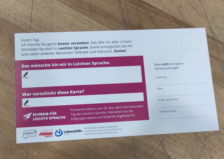 Leichte Sprache Bild Titel