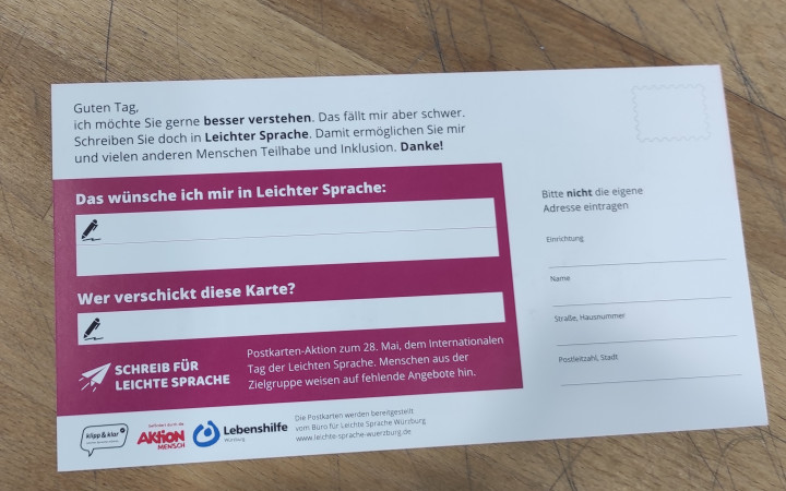 Leichte Sprache Bild Titel