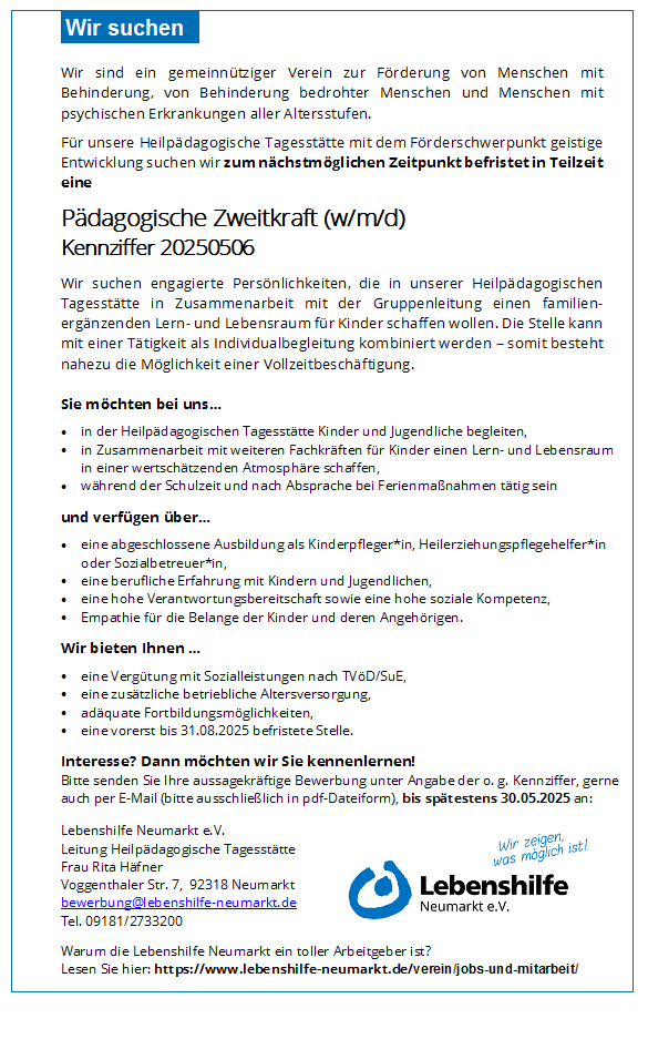HPT Zweitkraft